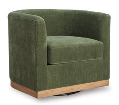 Forest Green Accent Chair, full product view - 1