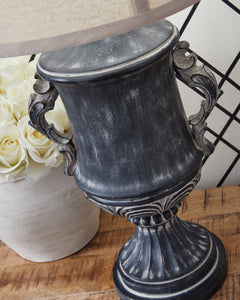 Antique Black table lamp, product view 3 - 3