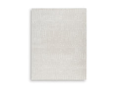 Tan/Ivory 91.25" x 115.25", complete rug product view - 1