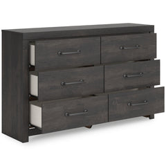 Dark Gray / Dresser, drawers open - 2