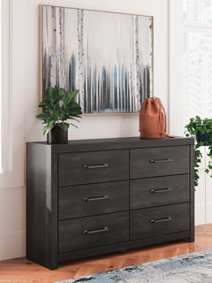 Dark Gray / Dresser, room setting; accessories not included - 4