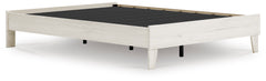 Light Natural / Queen, complete platform bed frame; headboard and mattress excluded - 35