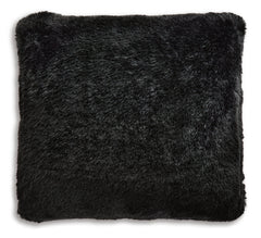 Black / Throw Pillow, complete pillow front - 1