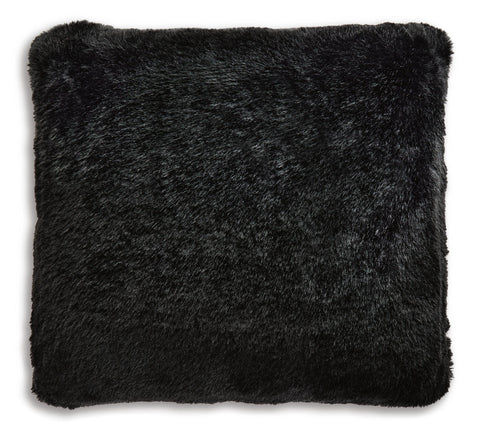 20-Inch Faux-Fur Throw Pillow in Four Colors