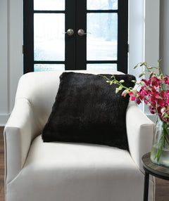 Black / Throw Pillow, room setting; other items excluded - 4