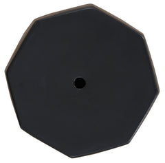 Black indoor outdoor stool, product view 3 - 3