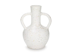 White/Black 13.25-inch height vase, product view 2 - 2