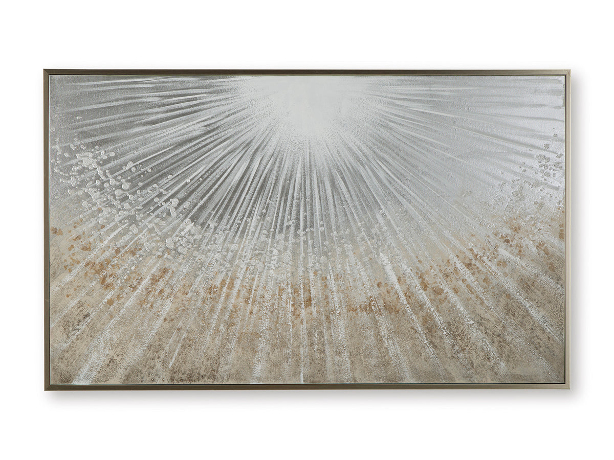 Gray/Taupe/White Wall Art, full product view