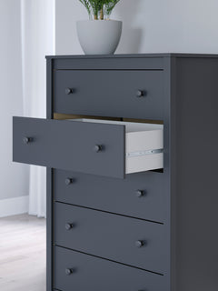 Navy Blue, drawer detail in room setting - 4