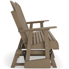 Driftwood outdoor glider loveseat, product view 5 - 11