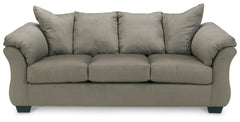Cobblestone, full sofa front view - 1