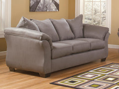 Cobblestone, full sofa angled view in room; other furnishings excluded - 3