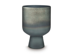 Antique Blue 15.25-inch height vase, full product view - 5