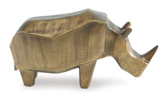 Antique Gold Finish Gentwell sculpture, product view 2 - 2