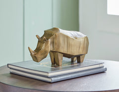 Antique Gold Finish Gentwell sculpture, product view 5 - 5