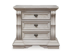 Antique White / Nightstand, front view - 3