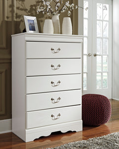 White, chest in an alternate room setting - 3