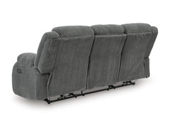 Steel / Sofa and Loveseat Set, rear upholstery view - 7
