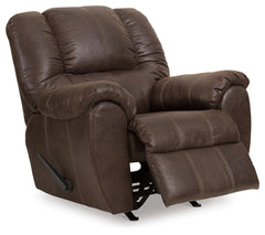 Walnut, complete recliner with footrest extended - 6
