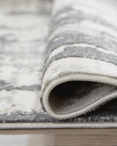 Multi 63" x 87", rolled rug backing detail - 8