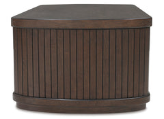 Dark Brown lift top storage coffee table, product view 4 - 4