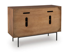 Brown Accent Cabinet, view 3 - 3