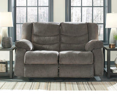 Gray, loveseat in room setting - 2