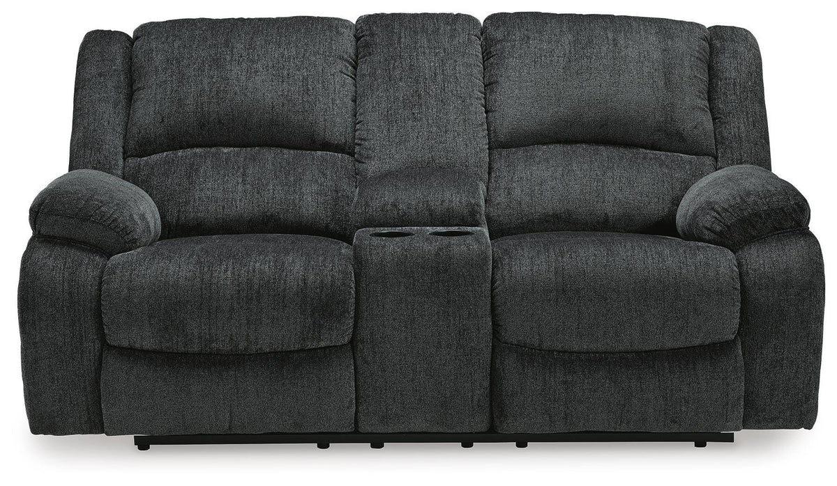 Slate, full loveseat front view