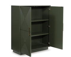 Dark Green Accent Cabinet, view 2 - 2