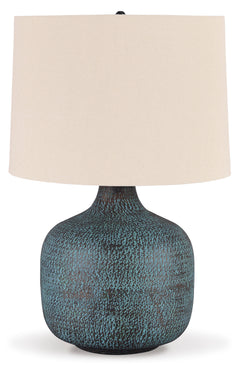 Patina table lamp, full product view - 1