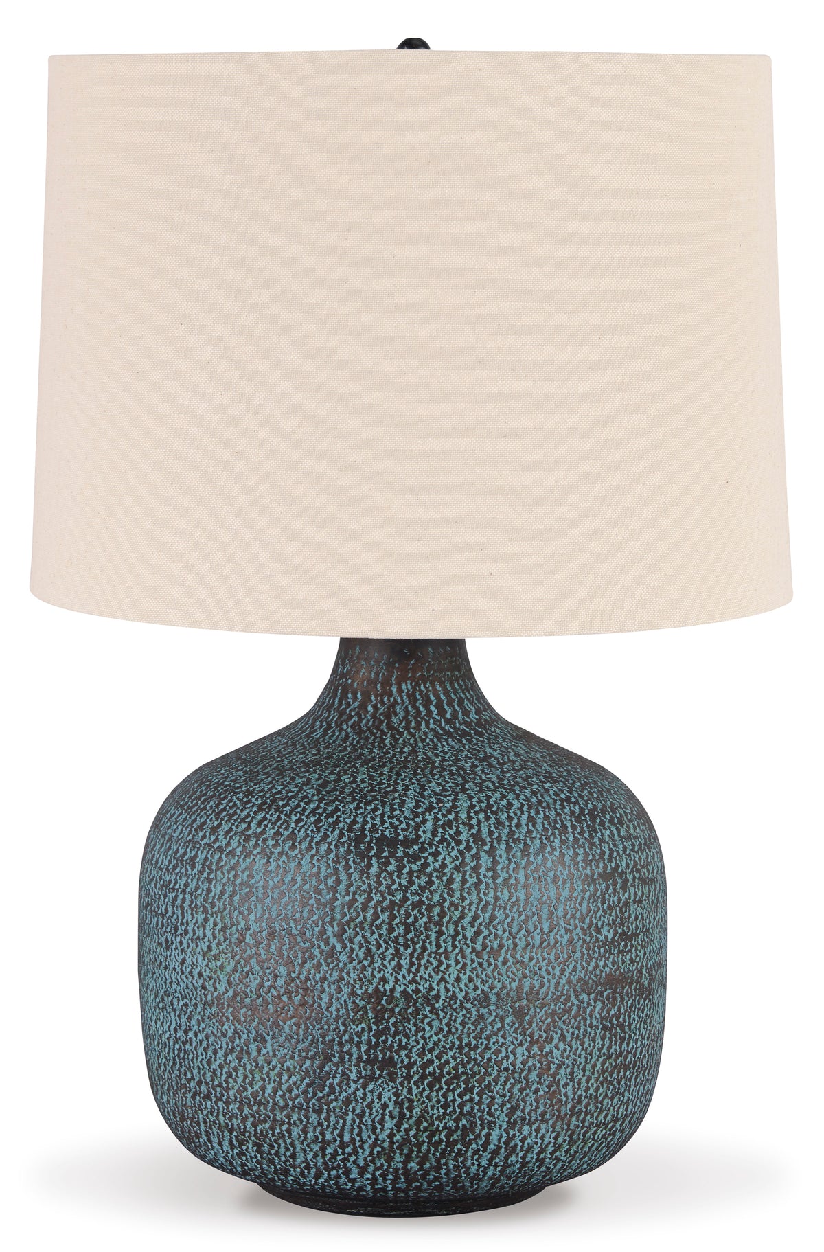 Patina table lamp, full product view