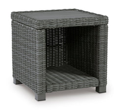 Gray Square End Table, view 1 - 1