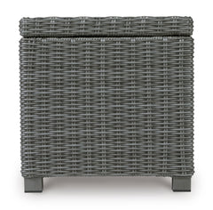 Gray Square End Table, view 4 - 4