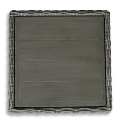 Gray Square End Table, view 5 - 5