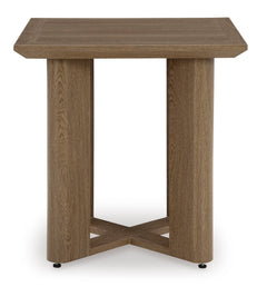 Dark Brown Outdoor End Table, product view 3 - 3