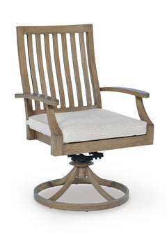 Brown/Beige, individual chair angled view - 2