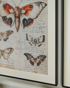 Orange/Black/Ivory Three-Piece Wall Art Set, product view 4 - 4