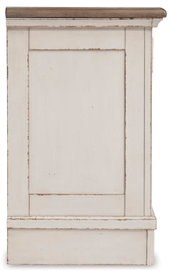 Two-tone, side view of nightstand - 3
