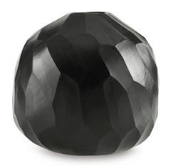 Black 7.13-inch height vase, product view 2 - 2