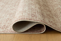 Beige/Gray/Brown 63" x 84", rolled rug backing detail - 8
