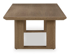 Dark Brown Rectangular Cocktail Table, product view 3 - 3