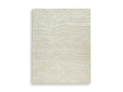 Beige/Tan 92" x 118.5", complete rug product view - 1