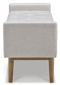 Beige/Brown Storage Bench, product view 5 - 5