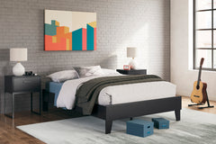 Black / Full, room view; mattress, bedding and accessories not included - 20