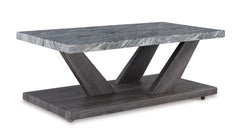 Brown/Gray three-piece table set, product view 4 - 10