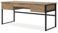 Light Brown Desk, alternate full view - 2
