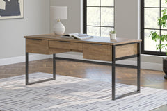 Light Brown Desk, room setting; desk only; decor and accessories excluded - 5