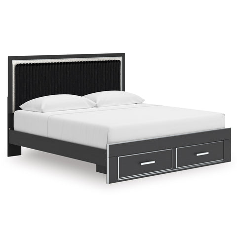 Two-Drawer Panel Storage Beds and Bedroom Sets
