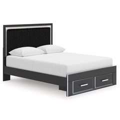 Black 5pc Bedroom Set Queen, view 1; exact selected furniture; mattress bedding and accessories excluded - 18