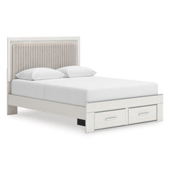White 5pc Bedroom Set Queen, view 1; exact selected furniture; mattress bedding and accessories excluded - 29